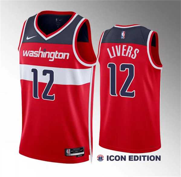 Men's Washington Wizards #12 Isaiah Livers Red Icon Edition Stitched Basketball Jersey Dzhi,We sell and wholesale Men's Washington Wizards #12 Isaiah Livers Red Icon Edition Stitched Basketball Jersey Dzhi on line form chian!